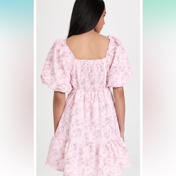 English Factory Puff Sleeve Mini Dress - Picture 5 of 6